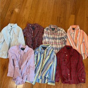 Ralph Lauren Polo huge button down bundle lot 9 shirts